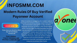 Buy Verified Payoneer Account 